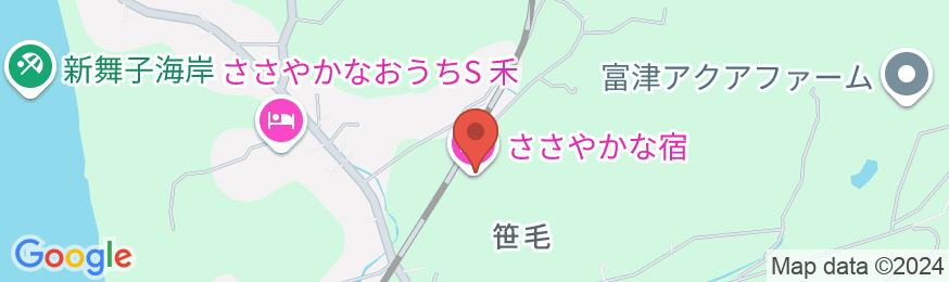 ささやかな宿 富津の地図