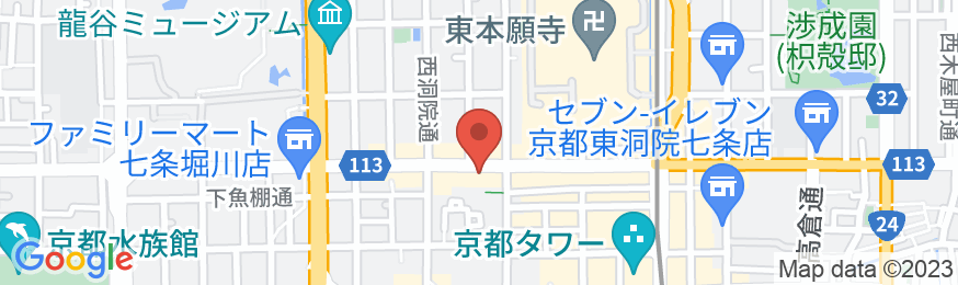 TUNE STAY KYOTOの地図