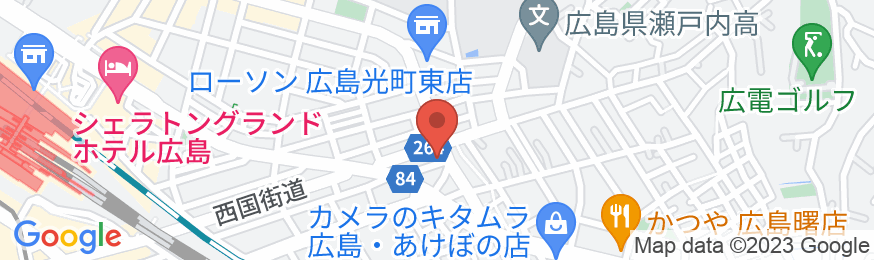 グランドベース広島駅前の地図