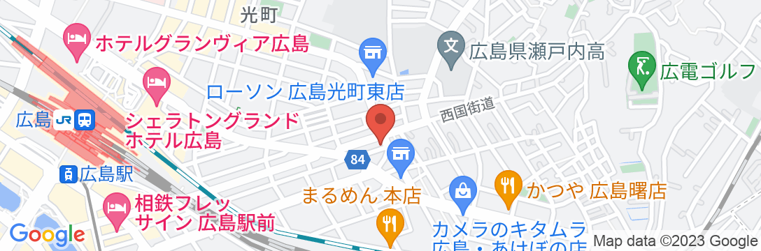 グランドベース広島駅前の地図