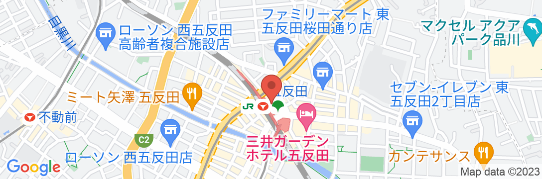 JR東日本ホテルメッツ五反田の地図