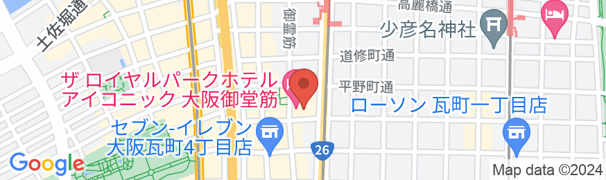 ザ ロイヤルパークホテル アイコニック 大阪御堂筋の地図