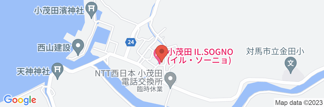 小茂田IL.SOGNO<対馬>の地図