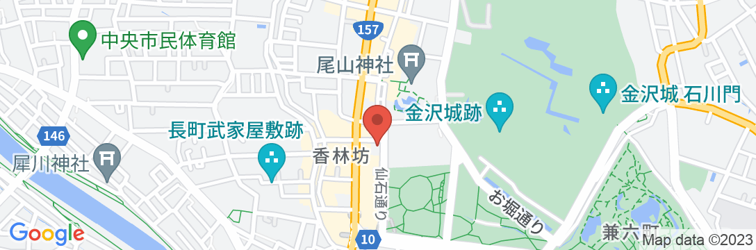 変なホテル金沢 香林坊の地図