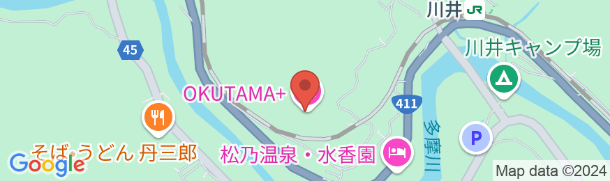 OKUTAMA+の地図