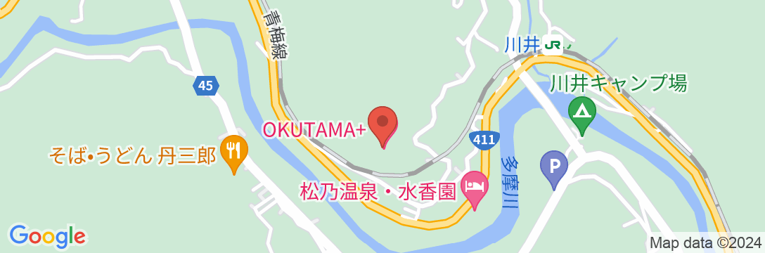 OKUTAMA+の地図