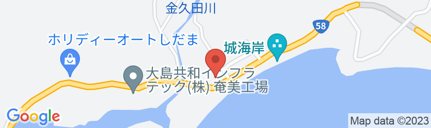 ONE BASE<奄美大島>の地図