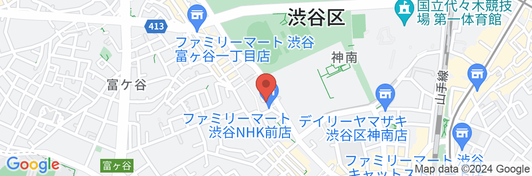 Tabist ホテルニューワシントン 渋谷の地図
