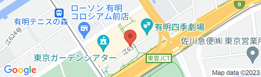 住友不動産ホテル ヴィラフォンテーヌグランド東京有明の地図