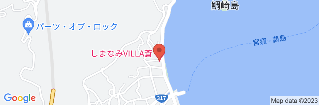 SHIMANAMI VILLA AOの地図