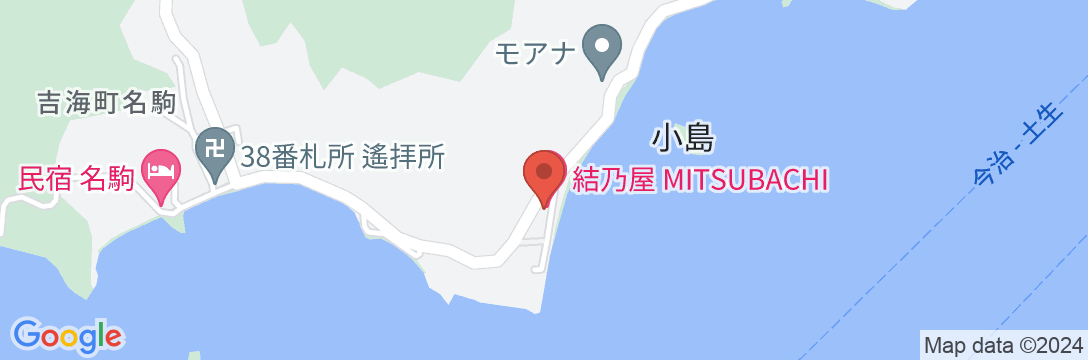 結乃屋MITSUBACHIの地図