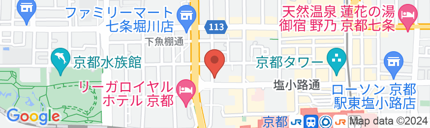 Rinn Kyoto Stationの地図