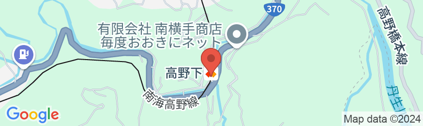 NIPPONIA HOTEL 高野山 参詣鉄道の地図