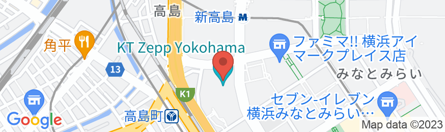 横浜東急REIホテルの地図