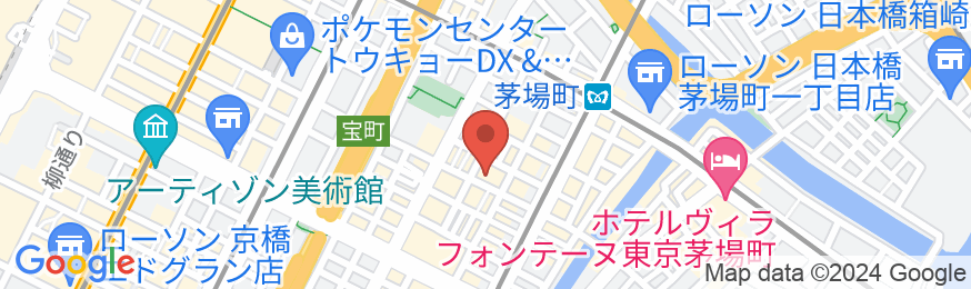 京急EXイン 東京・日本橋の地図