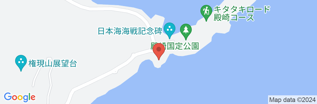 殿崎バンガロー&BBQ<対馬>の地図