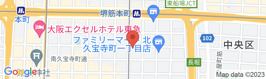 都シティ 大阪本町の地図