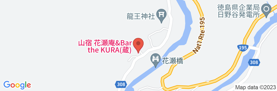山宿 花瀬庵の地図