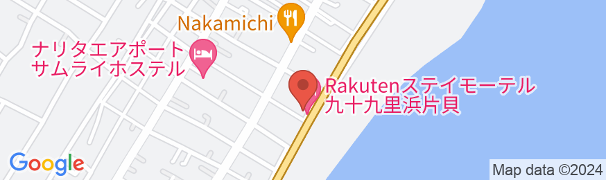 Rakuten STAY MOTEL 九十九里浜片貝の地図