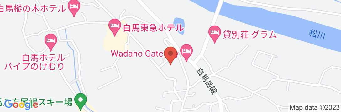 ワダノウッズの地図