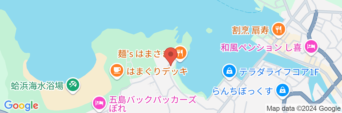 auberge nanami<五島・中通島>の地図