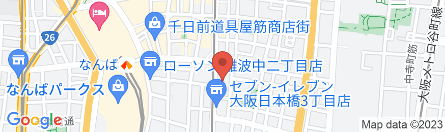 シタディーンなんば大阪の地図