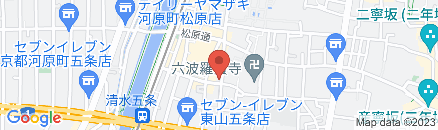 Stay SAKURA Kyoto 祇園宮川町の地図