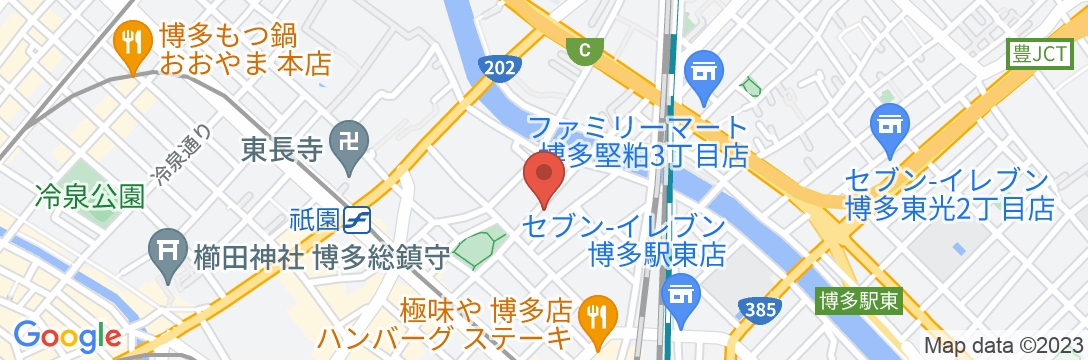 AMAホテル&リゾート プラチナ博多‐祇園の地図