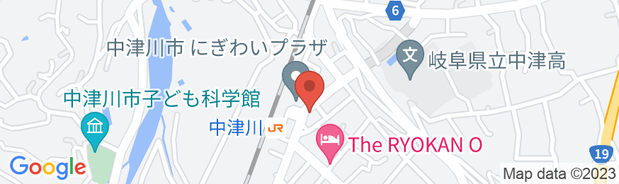 Tabist シルクホテル 中津川の地図