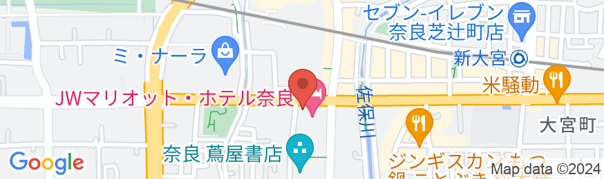 JWマリオット・ホテル奈良の地図