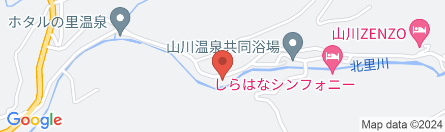 山川温泉 和数奇別邸 小杉庵/ASOGUNI グランピングの地図