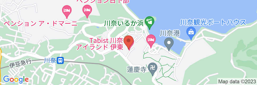 Tabist 川奈アイランド 伊東の地図