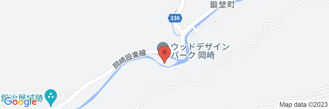ウッドデザインパーク岡崎の地図