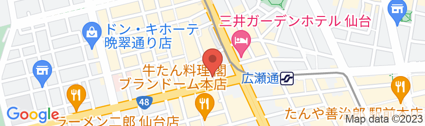 ダイワロイネットホテル仙台一番町 PREMIERの地図
