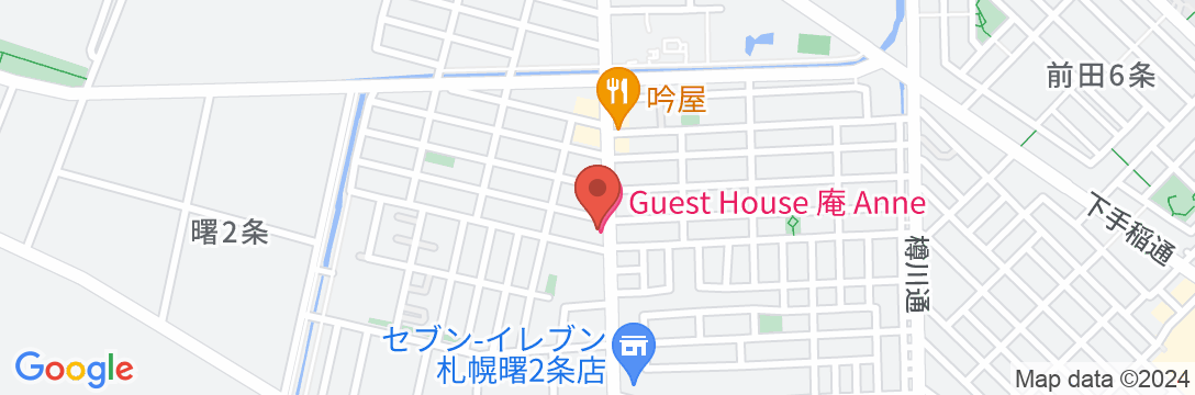 Guest House 庵 Anneの地図