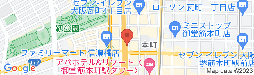 Tabist ユニホテル御堂筋本町の地図