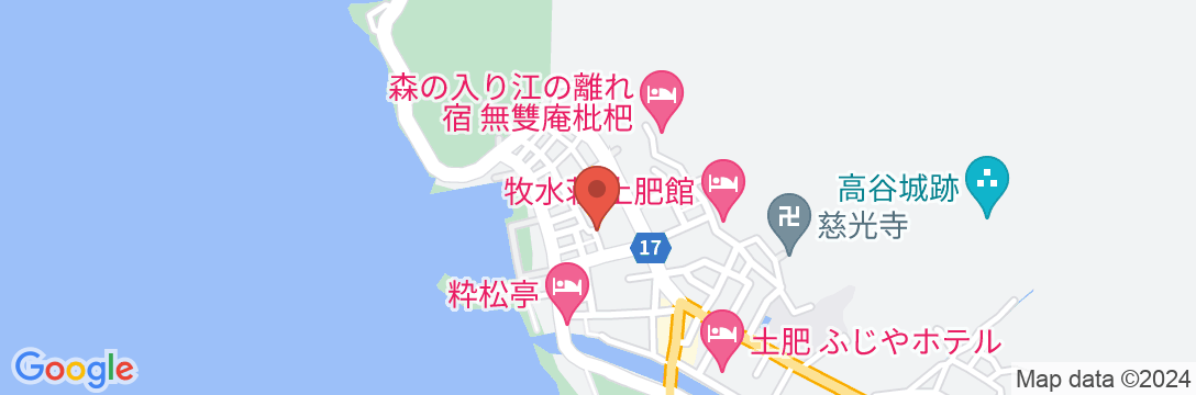 伊豆 土肥荘の地図