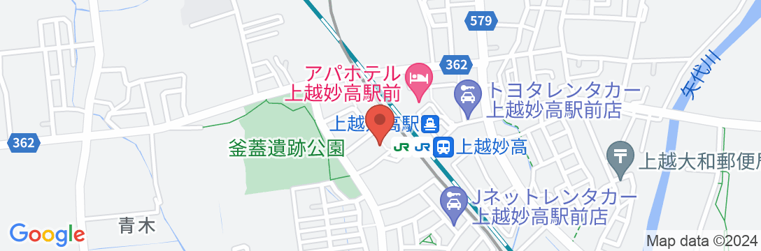 東横INN上越妙高駅西口の地図
