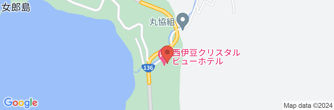 西伊豆クリスタルビューホテルの地図