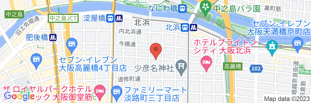 ホテルリソルトリニティ大阪の地図