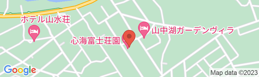 心海富士荘園の地図