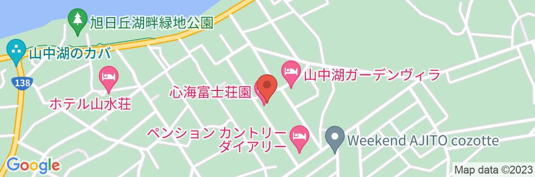 心海富士荘園の地図