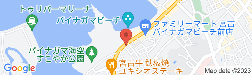 Mr.KINJO 宮古島 パイナガマリゾート<宮古島>の地図