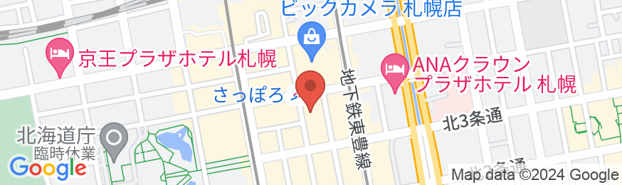 FORZA ホテルフォルツァ札幌駅前の地図