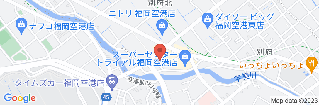 ホテルフロント・イン福岡空港の地図