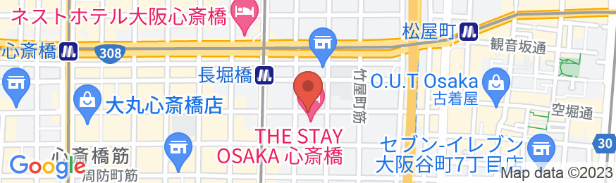 ねこ浴場&ねこ旅籠保護猫カフェネコリパブリック大阪の地図