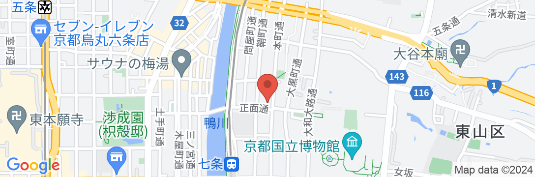 THE JUNEI HOTEL 京都の地図