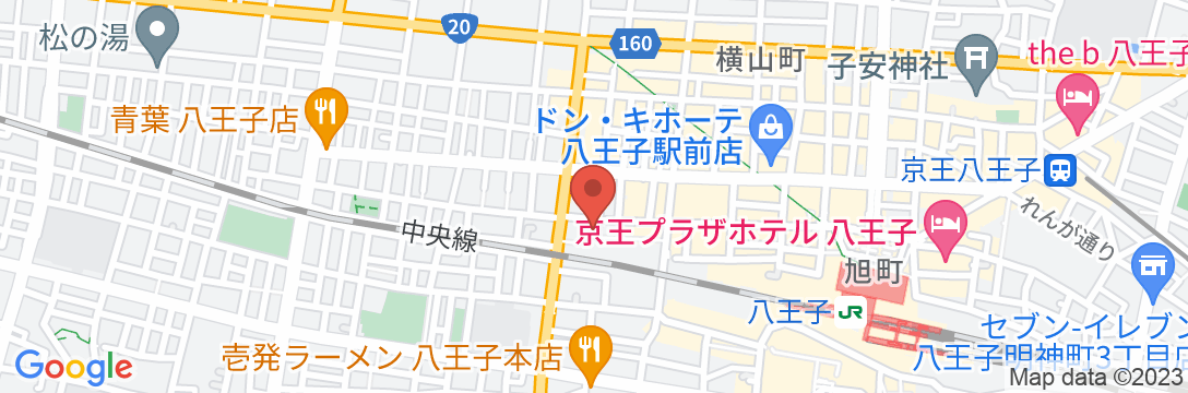アパホテル〈八王子駅北〉の地図