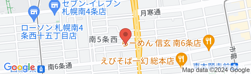 UCHI SUSUKINO WEST by Hotel Wheatの地図