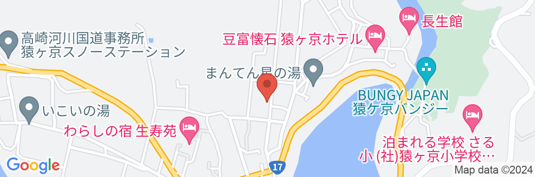 清野旅館の地図